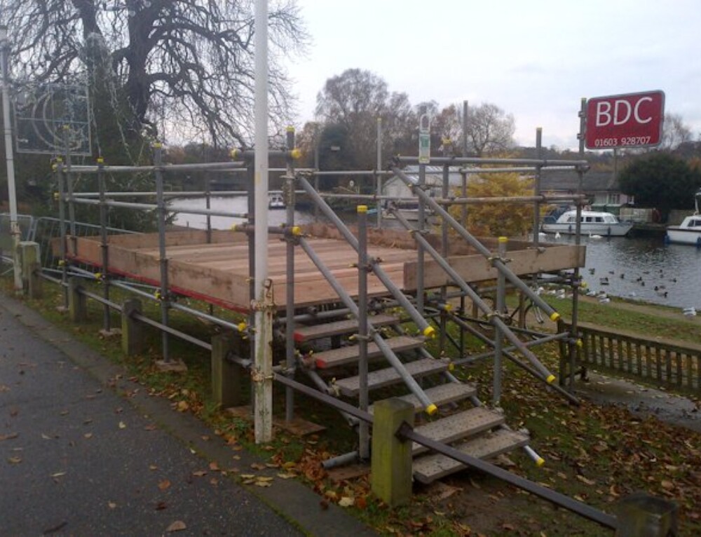 Ancient Scaffolding Methods in Watton, Norfolk